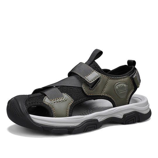 Damen Sportliche Freizeitsandalen mit verstellbarem Klettverschluss und rutschfester Sohle EB
