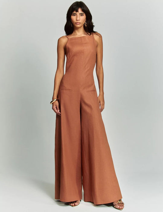 Damen Overall mit weitem Bein EB