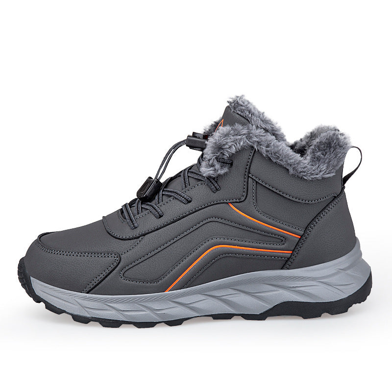 Damen warme Winterstiefel mit innovativem Schnellverschluss und rutschfester Sohle EB