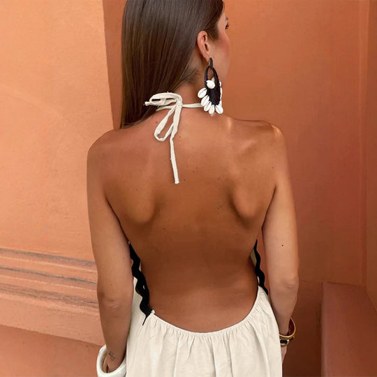 Damen Maxikleid mit raffinierten Schrägen und charmanten Trageeigenschaften EB