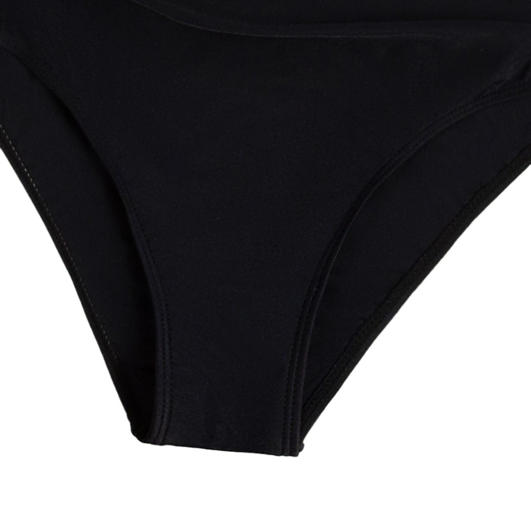 Damen eleganter Einteiler-Badeanzug mit floralem Muster und figurformenden Elementen EB