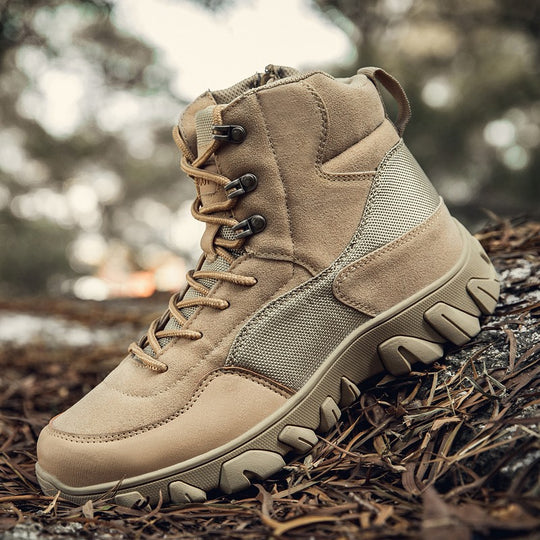 Herren taktische Wanderstiefel mit rutschfester Sohle und wasserabweisendem Obermaterial EB