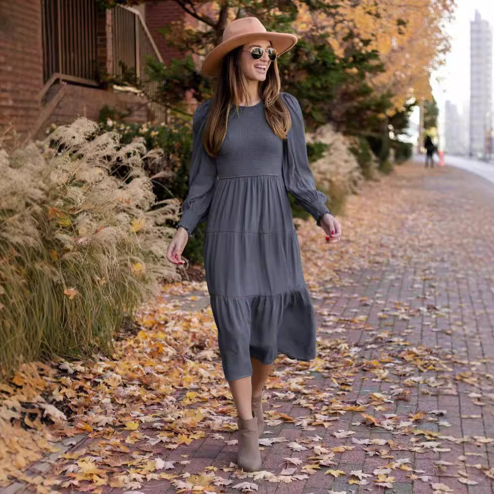 Damen Maxikleid im Boho-Stil EB