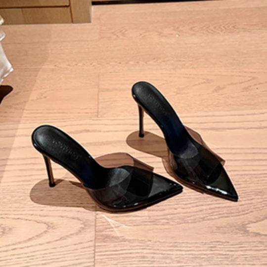 Damen elegante Slingback Sandalen mit spitzem Design EB