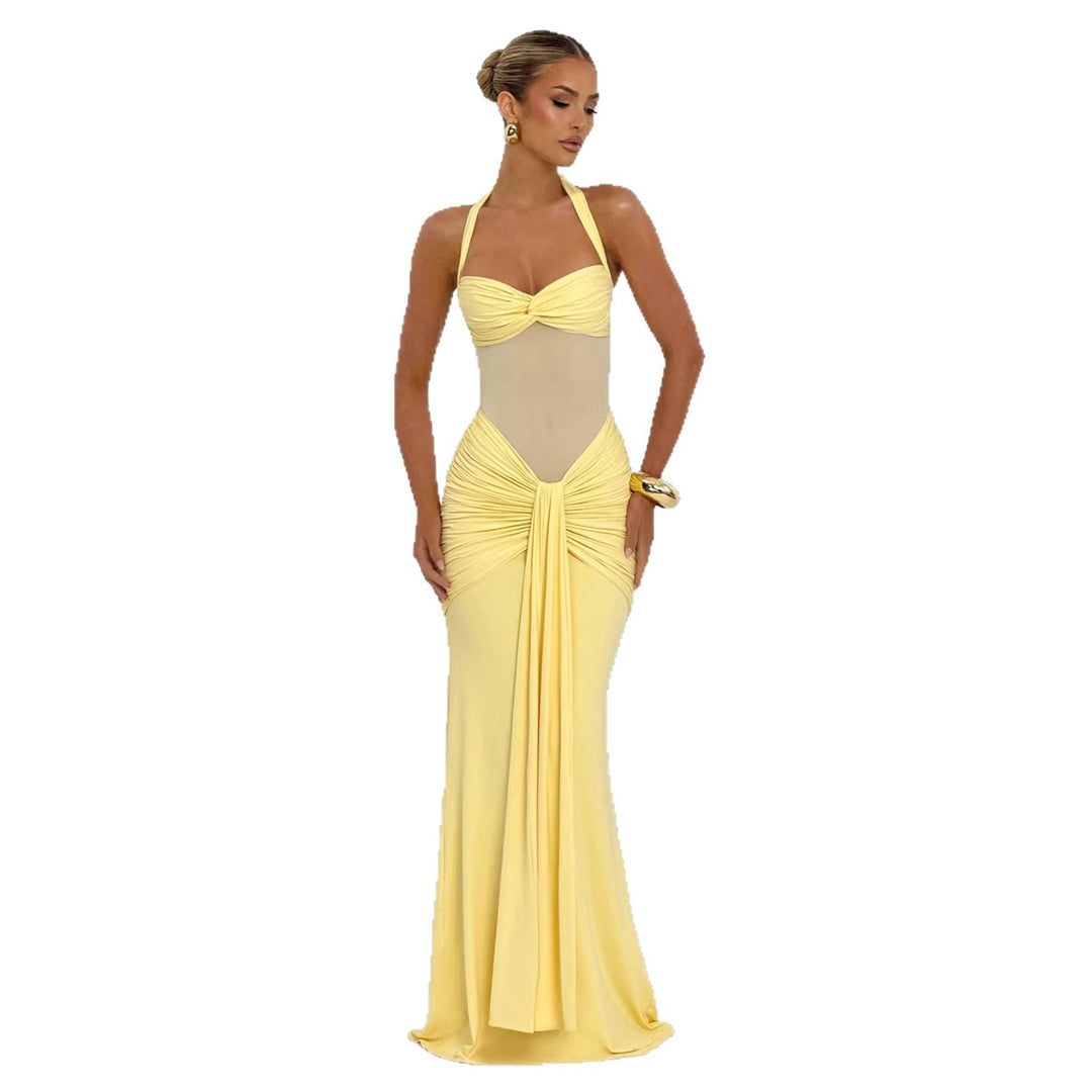 Damen Elegantes Abendkleid mit figurbetontem Schnitt und raffinierten Drapierungen EB