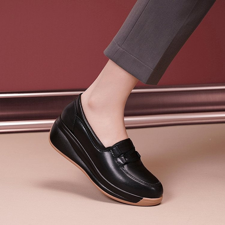 Damen Bequeme und elegante Slip-On Sneakers mit dämpfender Sohle EB