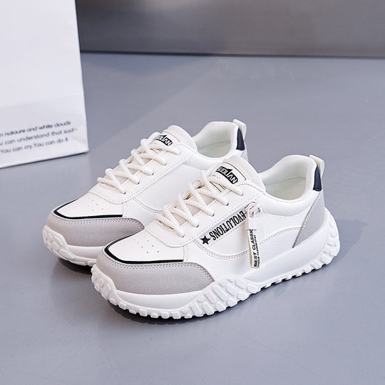 Damen Sportliche Sneakers mit robuster Profilsohle und atmungsaktiver Struktur EB