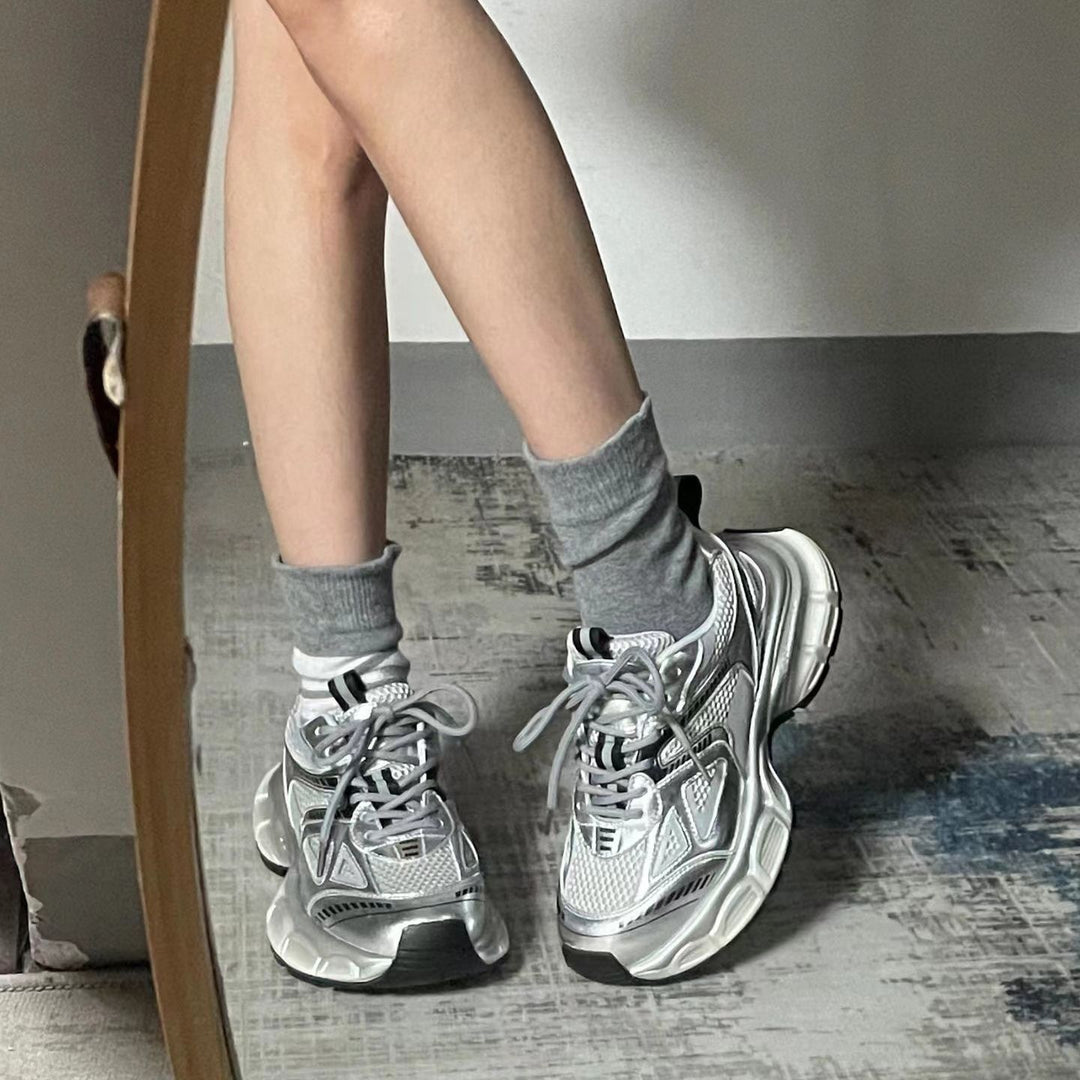 Damen Sportliche Sneakers im modernen Design mit stoßdämpfender Sohle EB