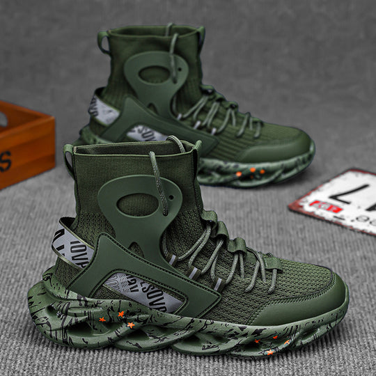 Damen Sportliche High-Top Sneakers mit innovativem Traktionsdesign EB