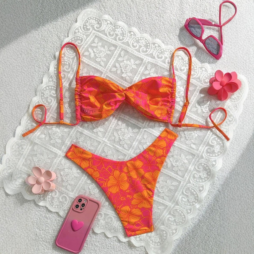 Damen Floral Bikini-Set EB