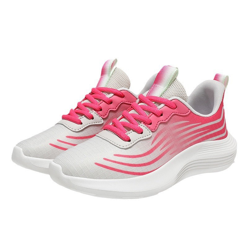 Damen Sportliche Leichtgewicht-Laufschuhe mit dämpfender Sohle EB