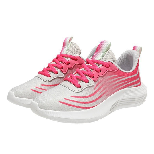 Damen Sportliche Leichtgewicht-Laufschuhe mit dämpfender Sohle EB