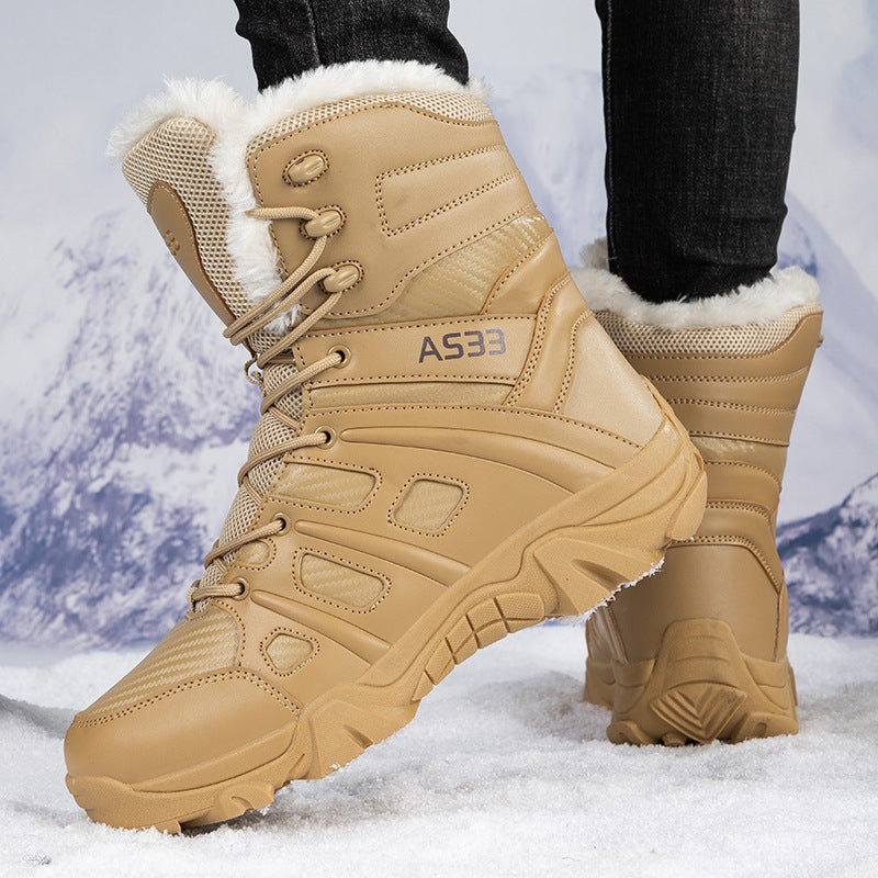 Herren Hohe Winter-Boots mit isolierender Fütterung und rutschfester Sohle EB