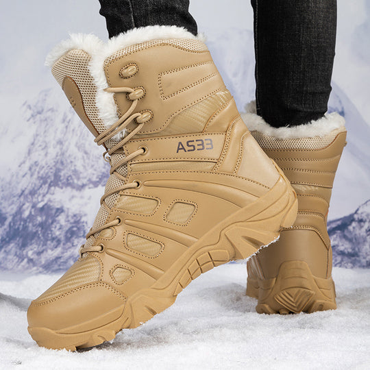 Herren Hohe Winter-Boots mit isolierender Fütterung und rutschfester Sohle EB