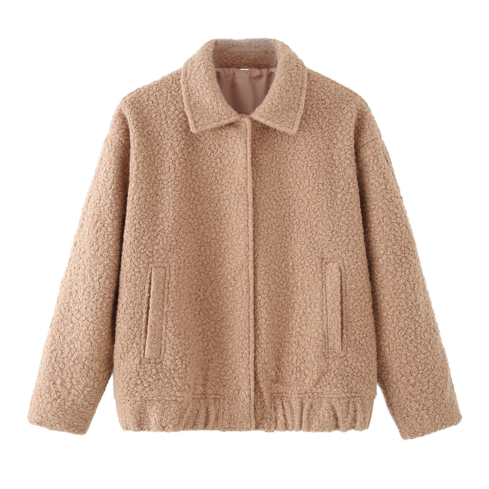 Damen kuschelige Übergangsjacke EB