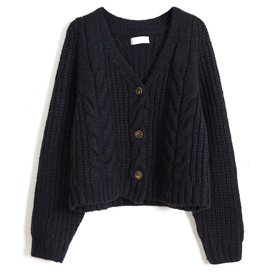 Damen Kuscheliger Strickcardigan mit dekorativem Zopfmuster EB