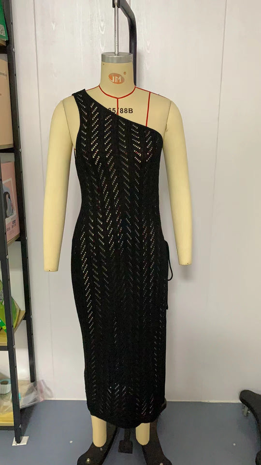 Damen Zweiteiler Strickensemble mit raffiniertem Schnitt EB