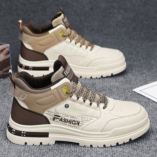 Damen Sportliche Schnürstiefel mit atmungsaktiver Mesh-Oberfläche und rutschfester Sohle EB