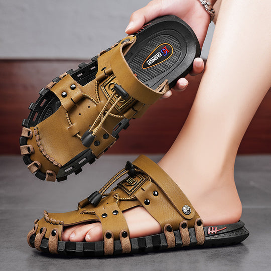Herren Atmungsaktive Freizeit-Sandalen mit komfortablem Klettriemensystem EB