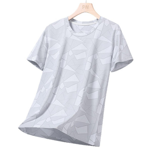 Herren nan atmungsaktives Funktionsshirt mit Jacquard-Struktur und schnelltrocknender Performance EB