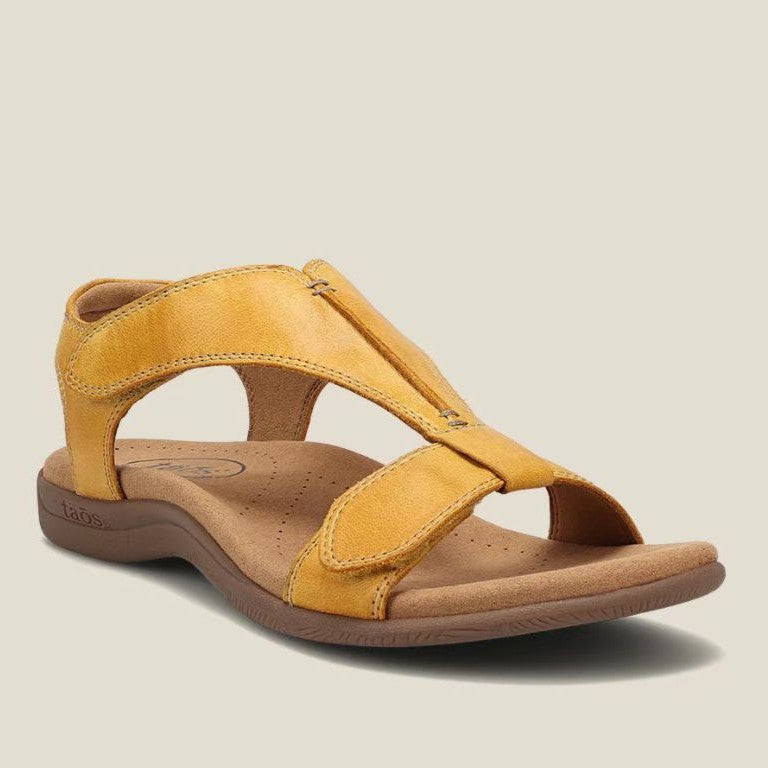 Damen komfortable Sandalen mit atmungsaktivem Obermaterial und verstellbaren Riemen EB