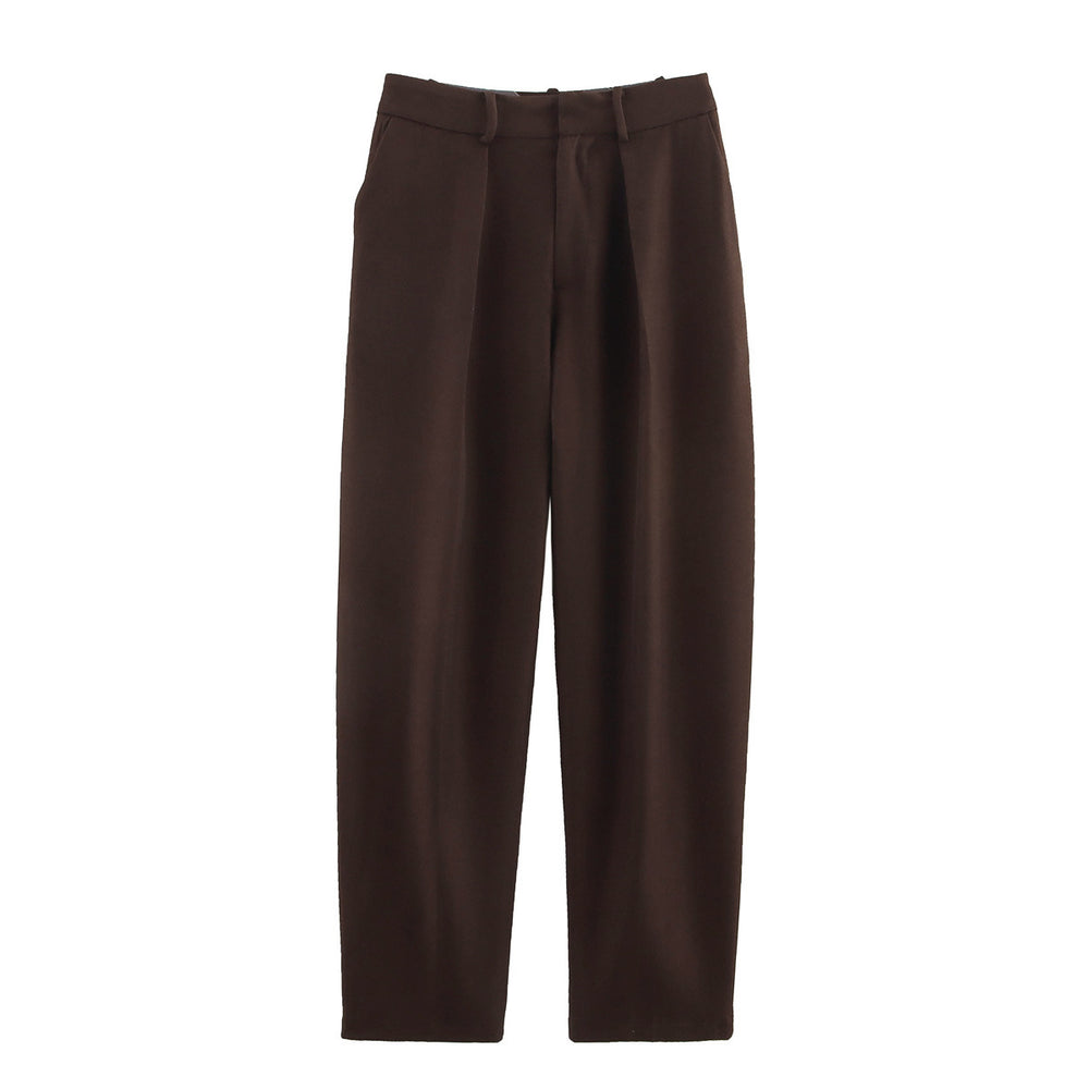 Damen Hochwertige und bequeme Anzughose mit eleganter Faltenlegung EB