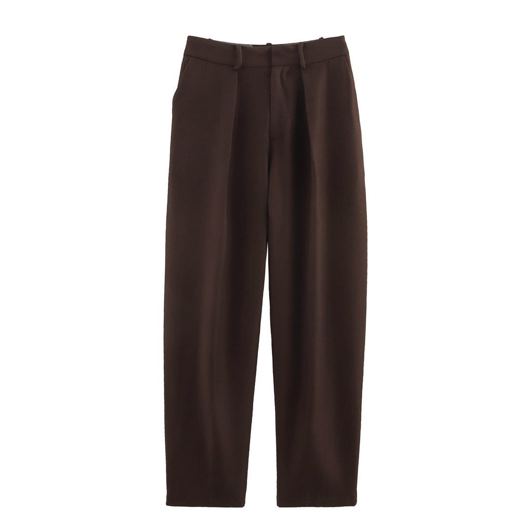 Damen Hochwertige und bequeme Anzughose mit eleganter Faltenlegung EB