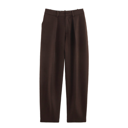 Damen Hochwertige und bequeme Anzughose mit eleganter Faltenlegung EB