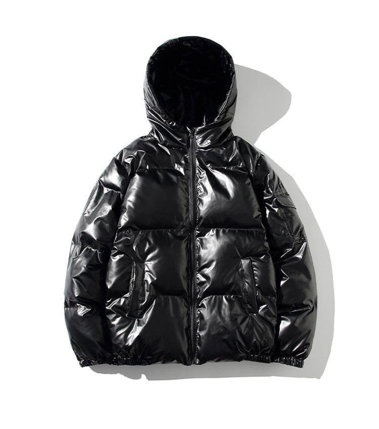 Unisex nan gepolsterte Steppjacke mit Thermoisolierung, Stehkragen und Ärmeltasche EB