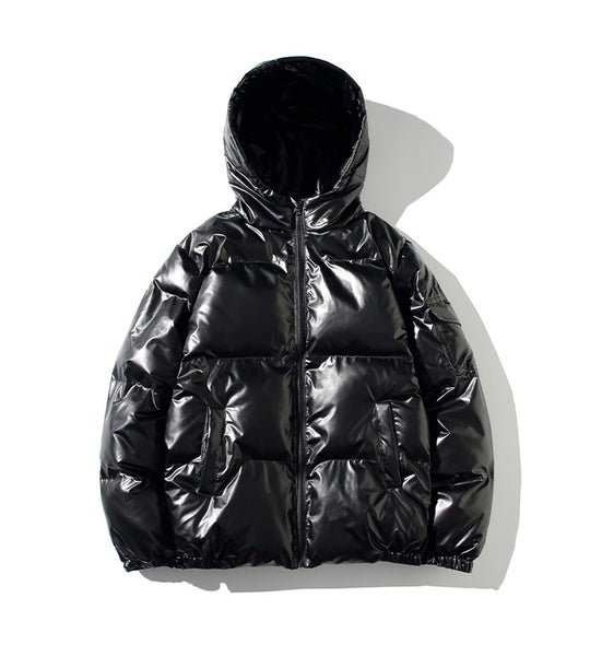 Unisex nan gepolsterte Steppjacke mit Thermoisolierung, Stehkragen und Ärmeltasche EB