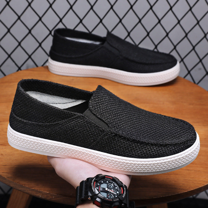 Damen Komfortable und atmungsaktive Slip-On Sneakers mit elastischem Obermaterial EB