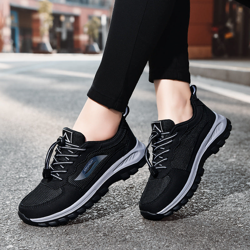 Damen Sportliche Laufschuhe mit atmungsaktiver Mesh-Oberfläche und rutschfester Sohle EB