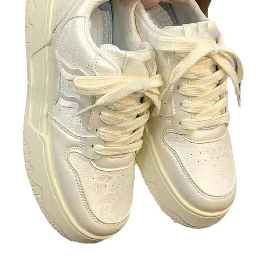 Damen Sportliche Sneaker mit trendigem Plateau-Design EB