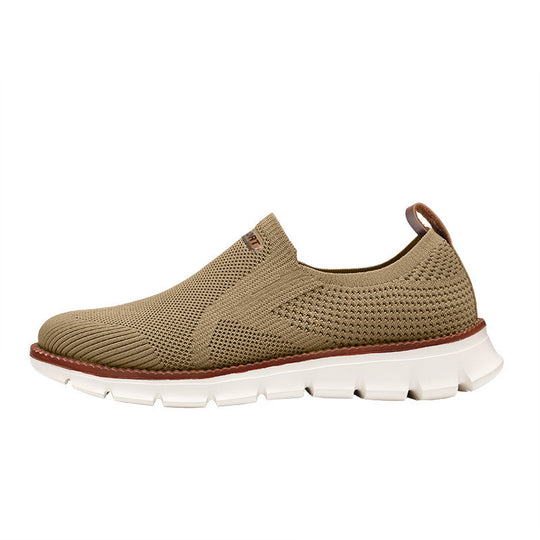 Damen Atmungsaktive Slip-On Freizeitschuhe mit flexiblem Obermaterial EB