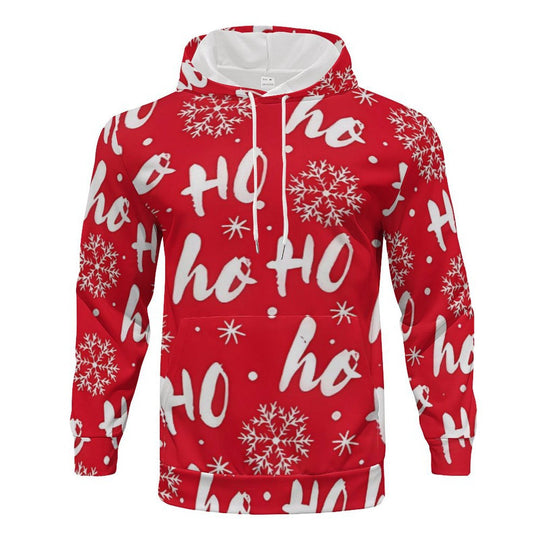 Herren Weihnachts-Hoodie mit farbenfrohem grafischen Design und bequemer Passform EB