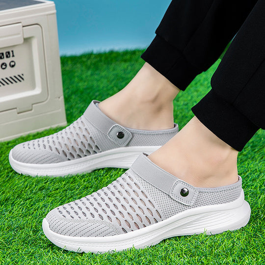 Damen Atmungsaktive Clogs mit elastischem Riemen EB