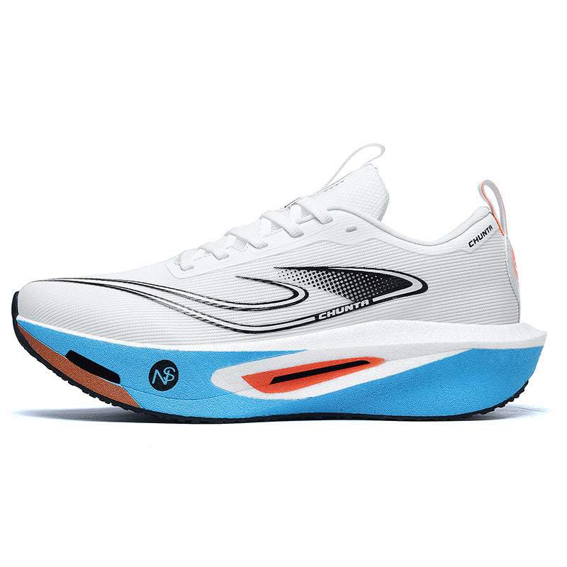 Unisex fließende Race-Performance-Sneaker mit hochprofilierter reaktiver Schaum-Zwischensohle und nahtlosem Leichtstrick-Obermaterial EB