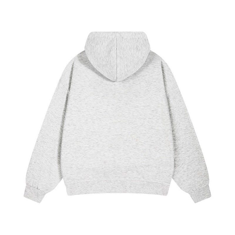 Damen lässige Kapuzenjacke mit Karo-Innenfutter und durchgehendem Reißverschluss EB
