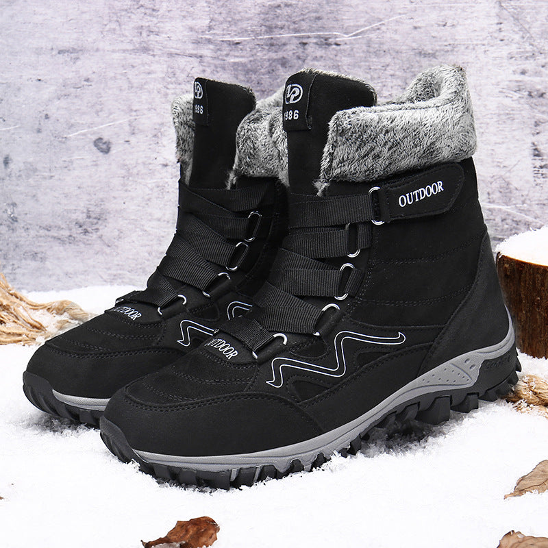 Damen Wasserdichte Winterstiefel mit Fleece-Innenfutter EB