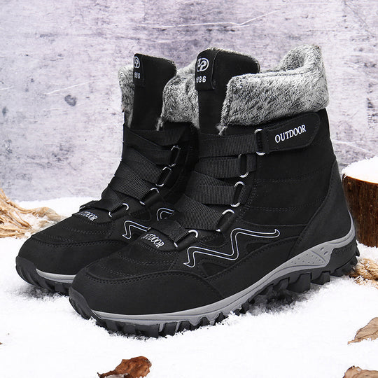 Damen Wasserdichte Winterstiefel mit Fleece-Innenfutter EB