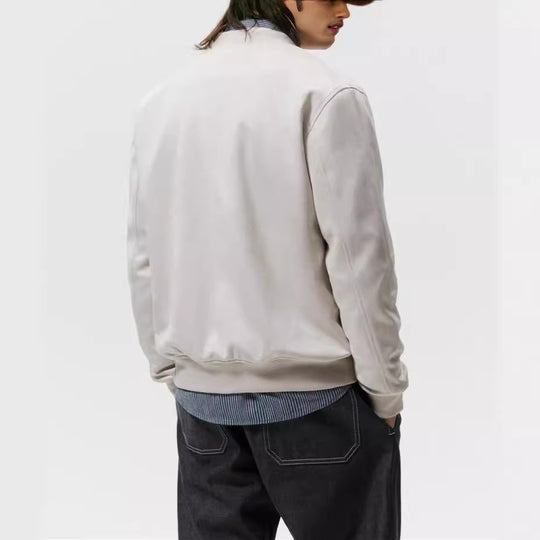 Herren Casual Elegante Sweatjacke mit Rundhalsausschnitt und seitlichen Eingrifftaschen Hedi-Mode
