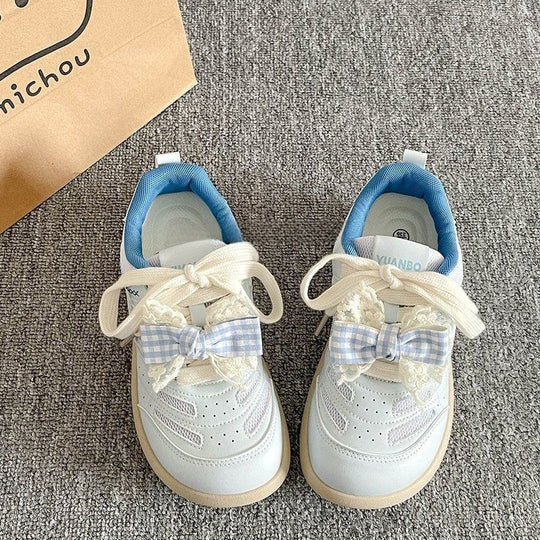 Damen Sportliche Sneakers mit modischem Muster und dämpfender Sohle EB