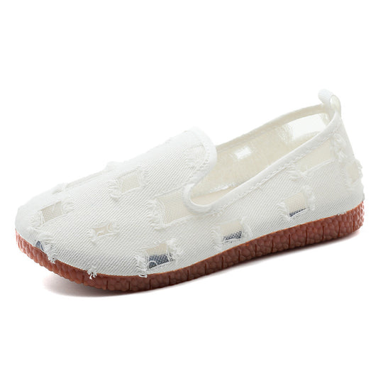 Damen Slip-On Hausschuhe mit atmungsaktiver Obermaterialstruktur und flexibler Sohle EB