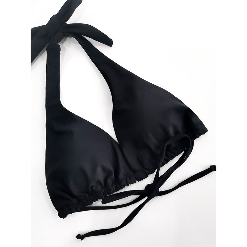 Damen Triangel-Bikini mit hohem Komfort und verspielten Bindebändern EB