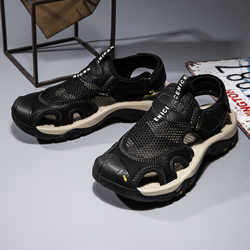 Damen Outdoor-Sandalen mit atmungsaktivem Mesh und rutschfester Sohle EB