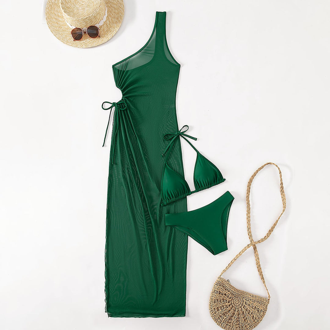 Damen Transparenter Strandkleid EB