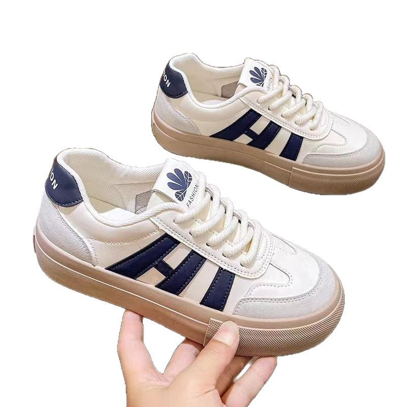 Damen Modische Sneakers mit komfortablem Obermaterial und sportlichem Design EB