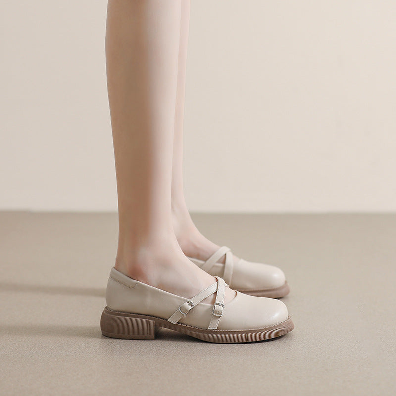 Damen Ballerinas mit modernem Riemenverschluss und Komfortsohle EB
