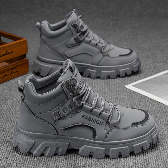Damen modische High-Top Boots mit robustem Design und optimaler Stabilität EB