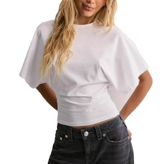 Damen Bequemes Oversized T-Shirt mit modernem Schnitt EB
